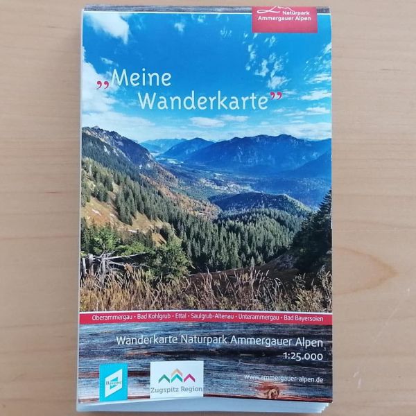 Wanderkarte Ammergauer Alpen