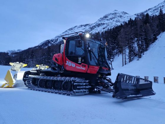 Loipen Engadin Sankt Moritz mit Loipenmanager